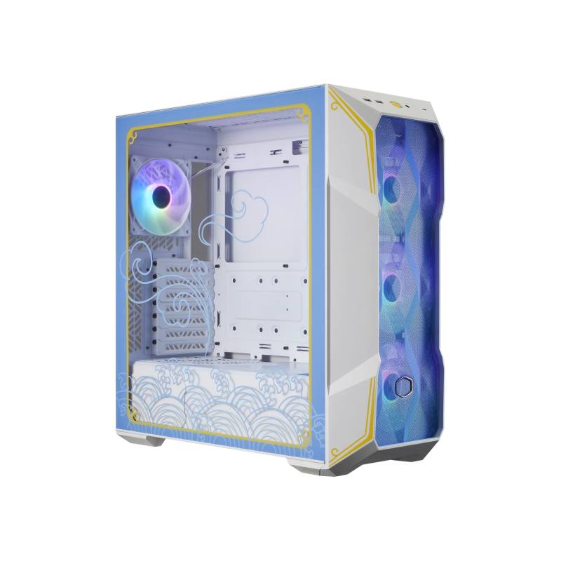 Cooler Master TD500V2 WGNN SCL CM TD500 Mesh V2 SF6 Chun Li ARGB ATX Mid-Tower Gaming PC Case - High Airflow Design for Ultimate Gaming & Streaming Setup