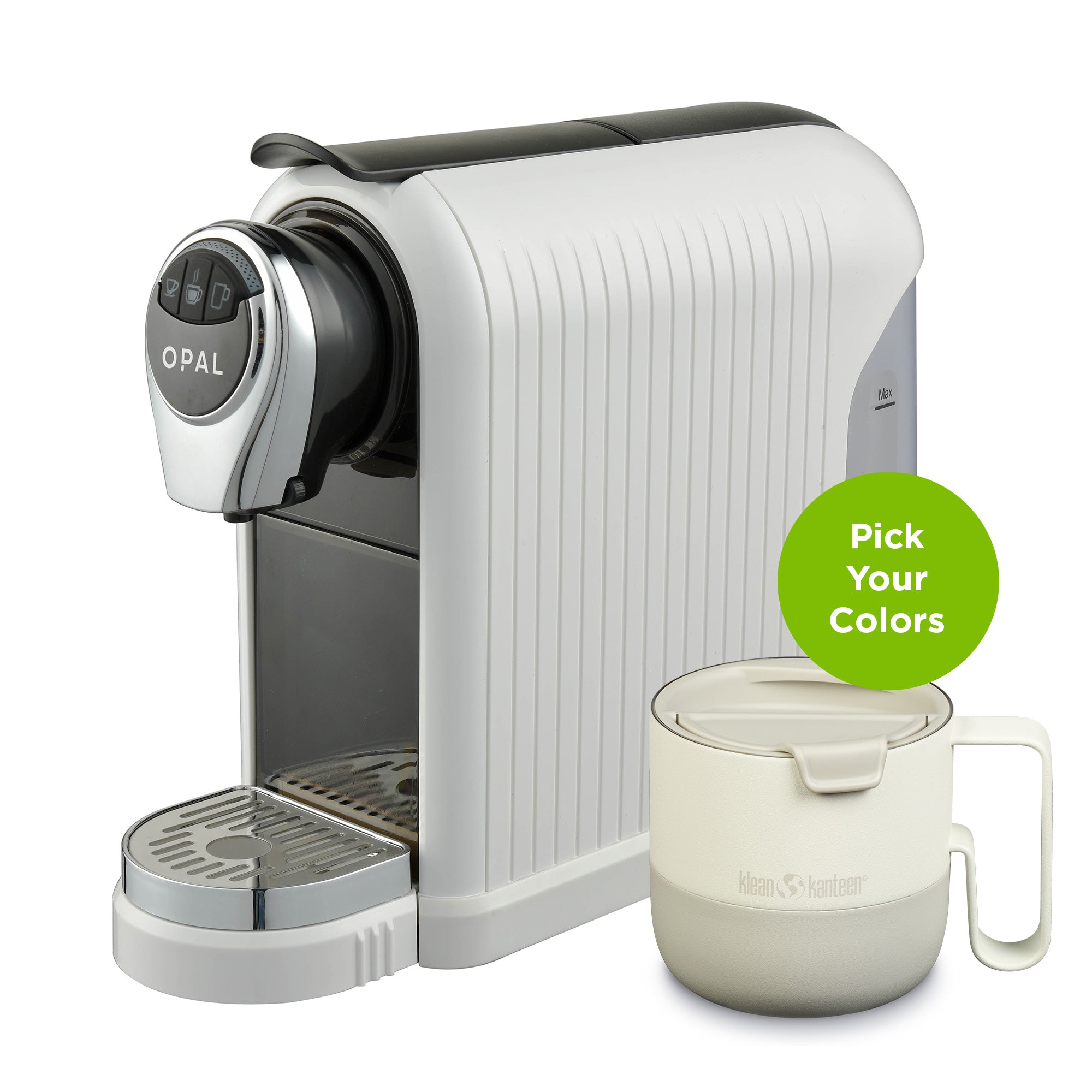 Premium OPAL Coffee Machine & Rise Mug Bundle – Perfect for Home Brewing, Office Use & Gifts