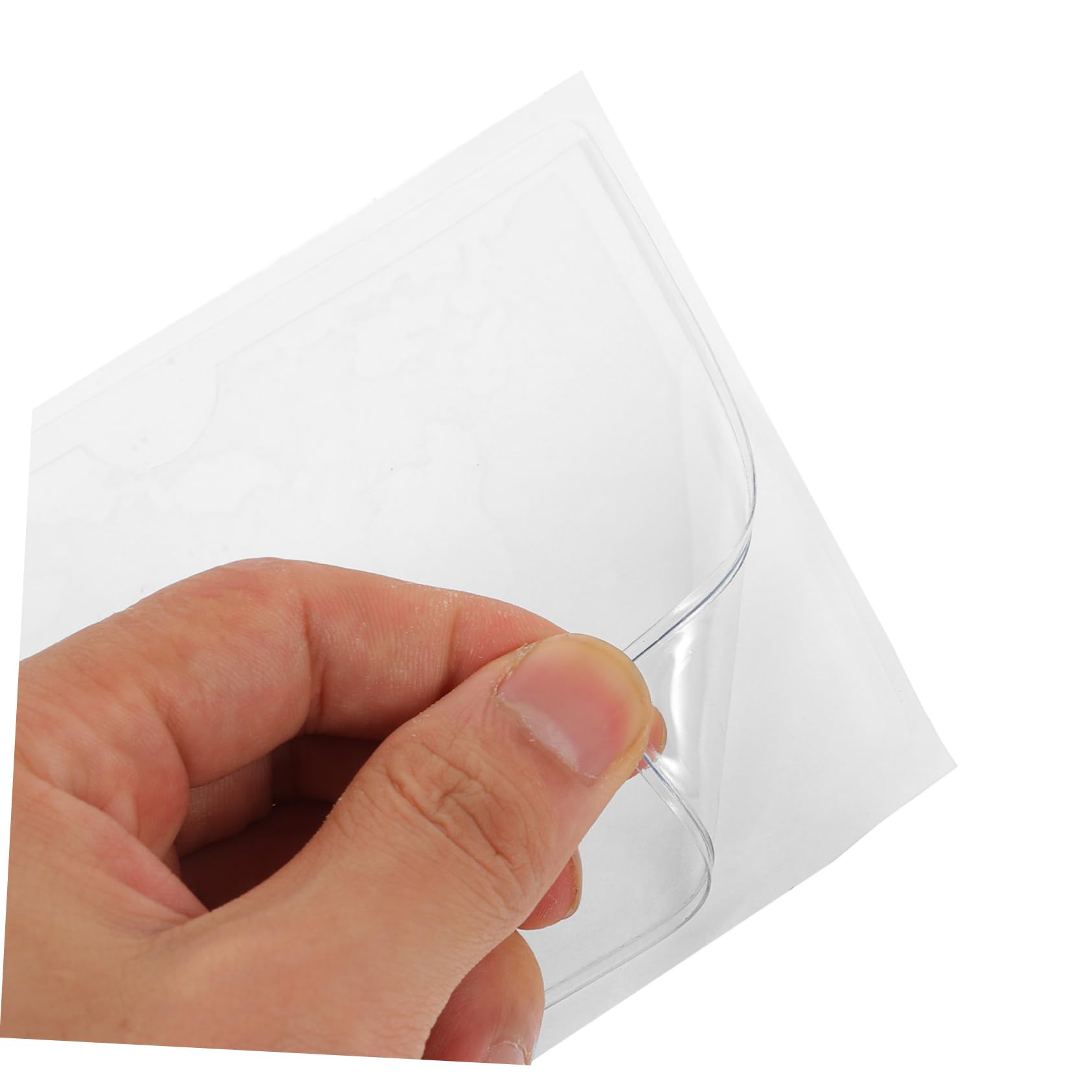 VICASKY 12-Pack Transparent Adhesive Document Holders - Windshield Card Organizer, Vinyl Placard Holder, PVC Tag Sleeves for Car, Office & Home Organization