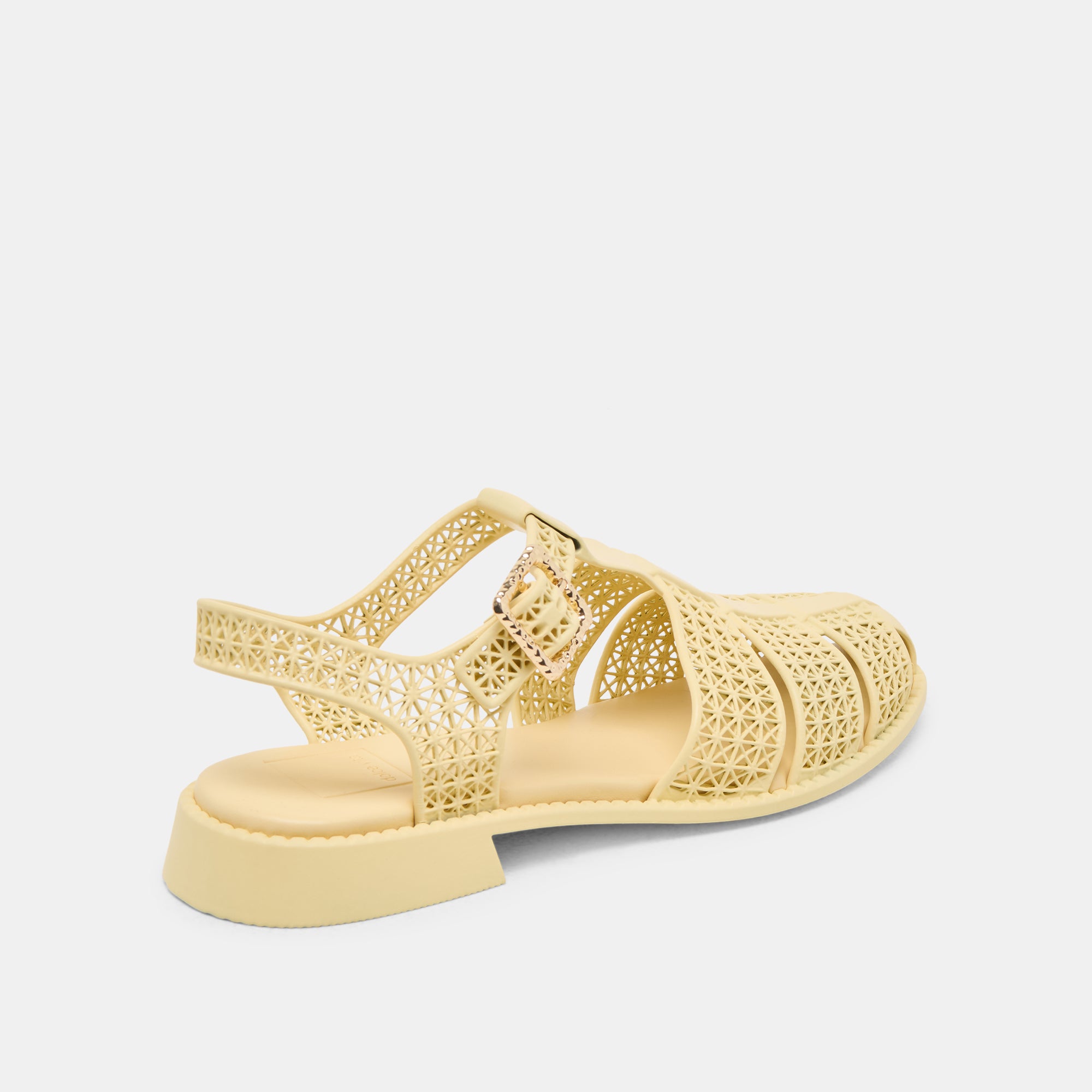 HOLIS Comfortable 3D Sandals for Women - Light Yellow | Breathable & Supportive Summer Footwear | Perfect for Beach, Pool, and Casual Outings