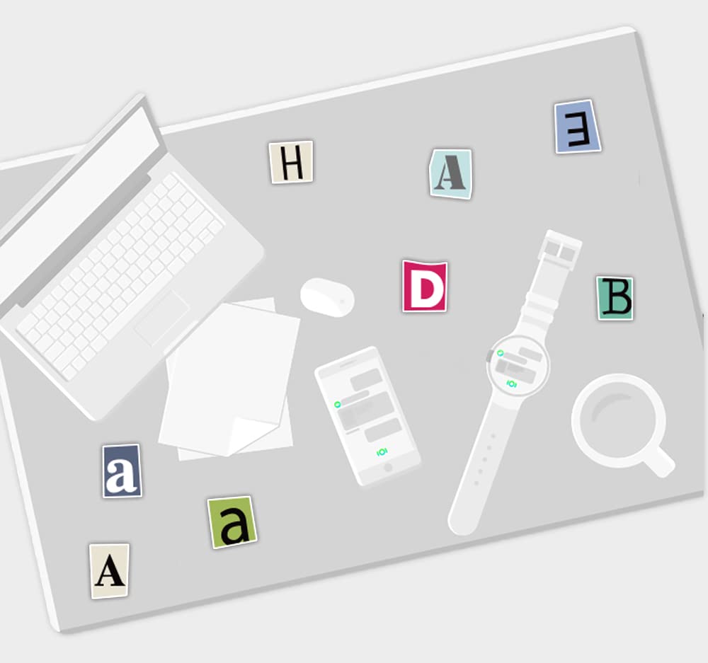 100Pcs Waterproof Alphabet Letter Stickers - DIY Scrapbooking, Laptop Decals, Skateboard & Water Bottle Labels - Perfect for School, Office & Gift Giving