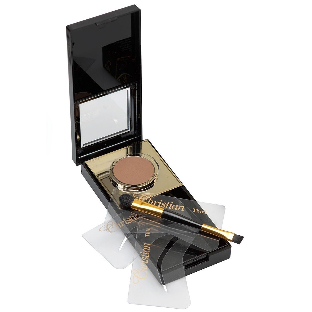 Christian Cosmetics Eyebrow Powder Set - Taupe Light Shade | Natural-Looking Eyebrow Filler for Everyday Makeup & Professional Looks