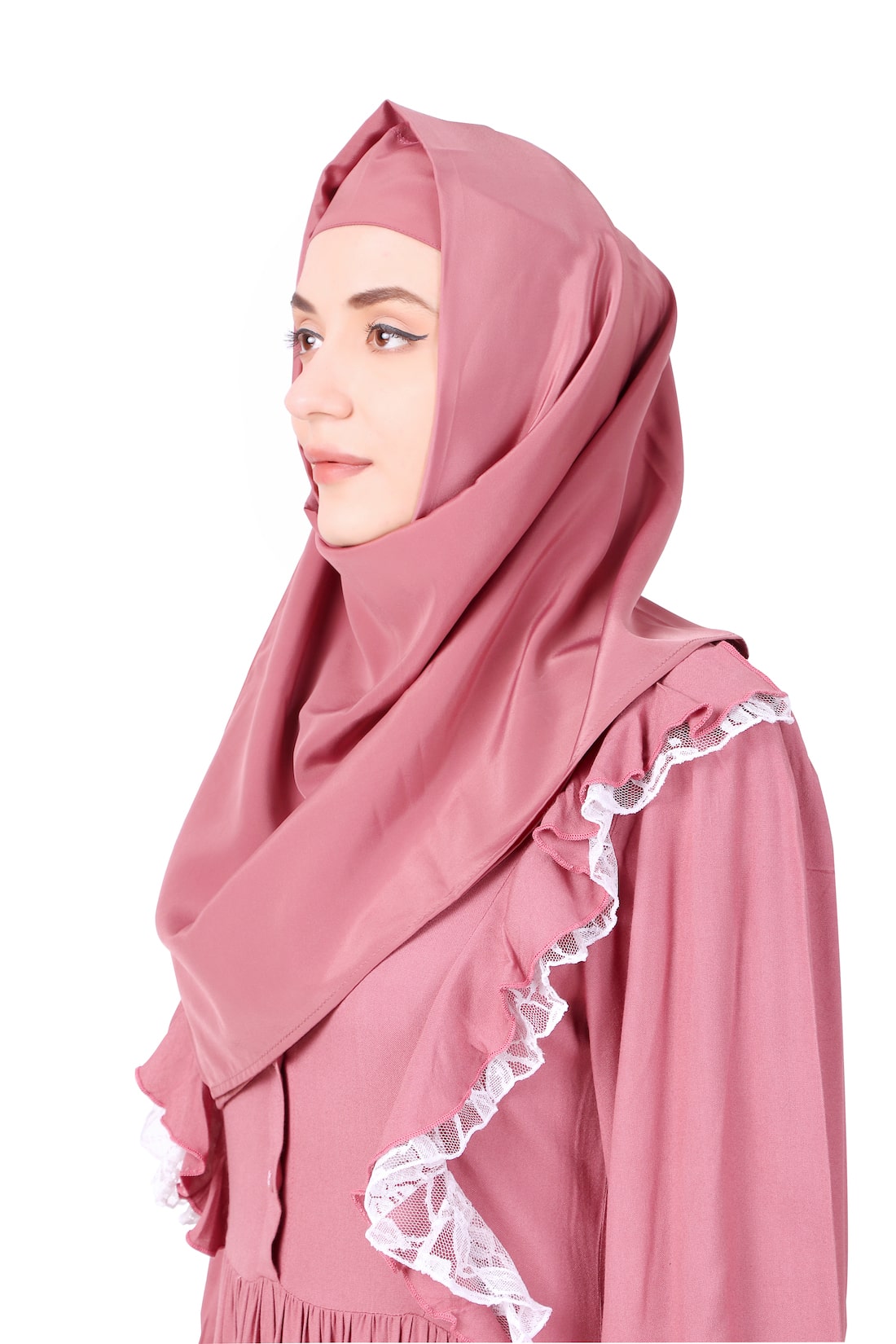 Comfortable Nursing-Friendly Soft Rayon Abaya Dress for Muslim Women - Perfect for Maternity, Breastfeeding & Everyday Wear