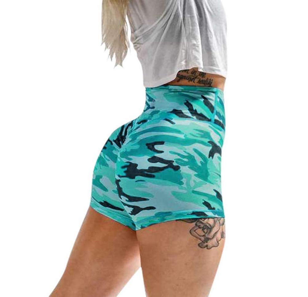Aton D. Women's High Waist Tummy Control Yoga Shorts - Sexy Workout Leggings & Compression Bike Shorts for Summer | Perfect for Gym, Running, Cycling & Lounge Wear
