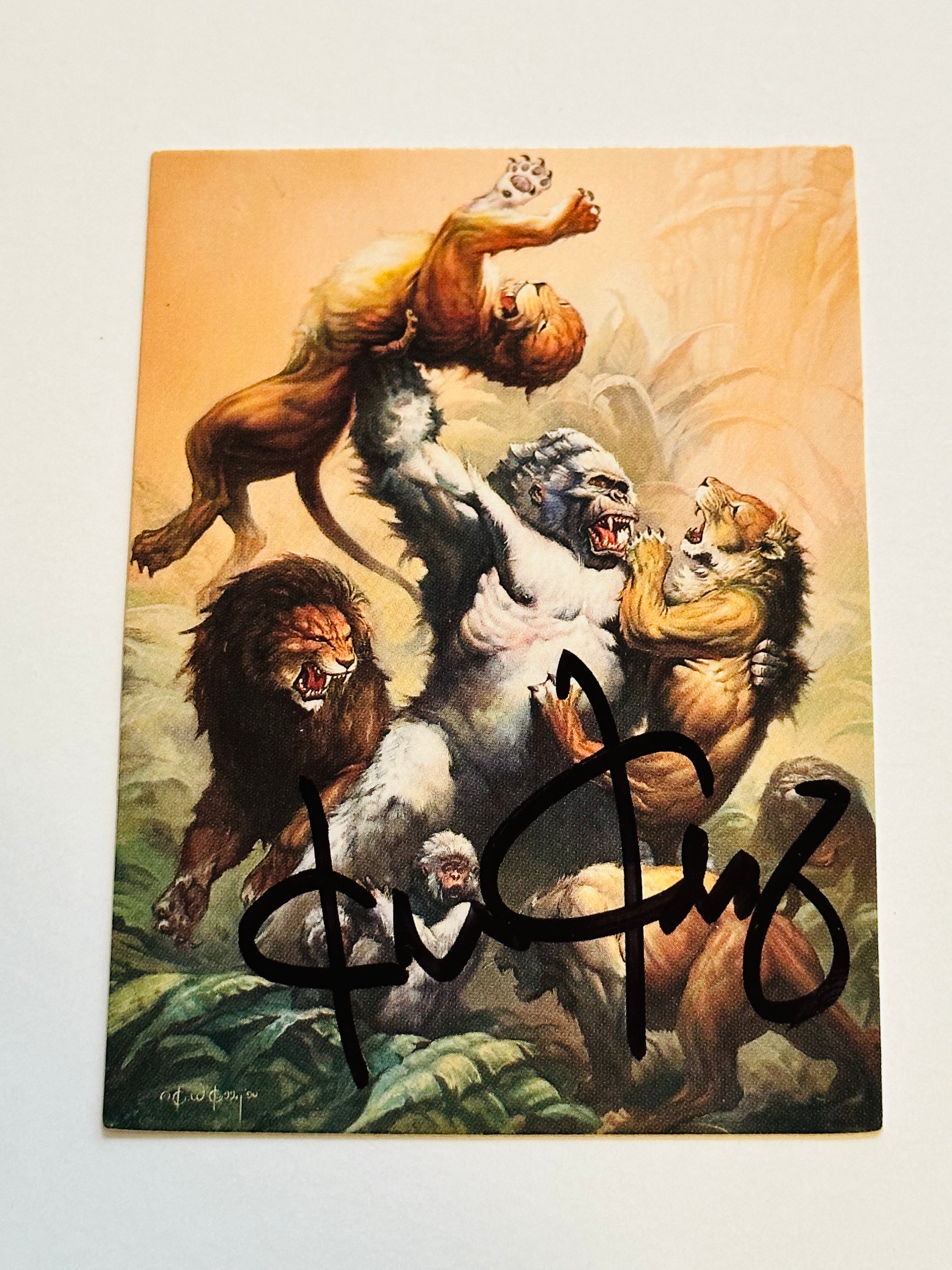 Ken Kelly Fantasy Artist Autographed Trading Card with COA - Perfect for Collectors, Fans & Fantasy Art Enthusiasts