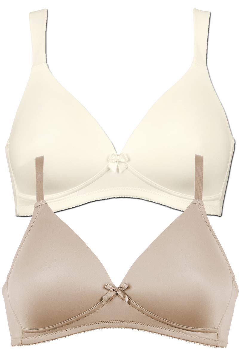 Naturana Non-Wired Padded Bras 2-Pack for Comfort & Support