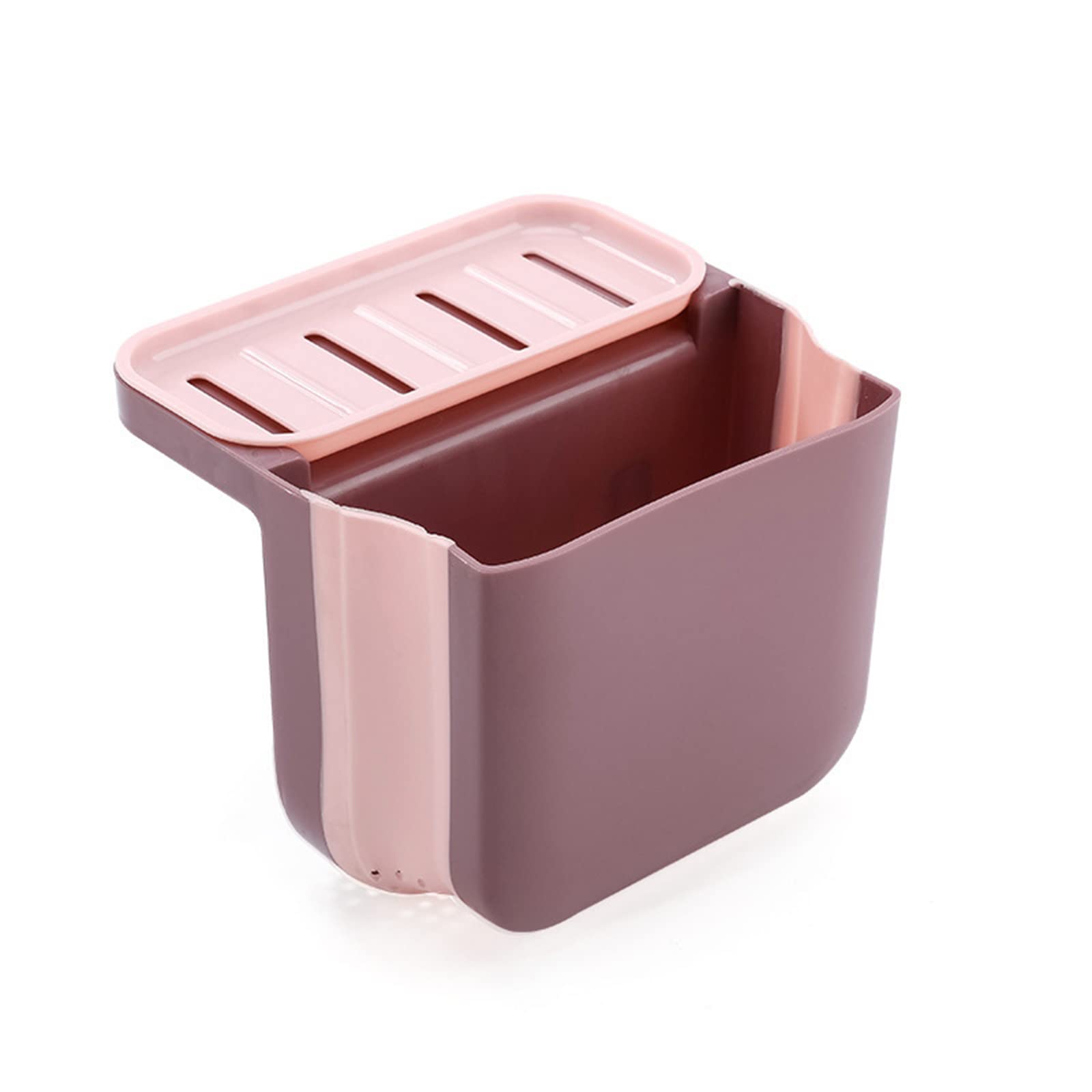 Foldable Sink Drain Strainer Basket - Multi-Functional Kitchen Sink Filter for Food Waste, Vegetables & Fruits - Easy Drainage & Cleaning - Pink (Perfect for Washing Produce, Preventing Clogs & Keeping Sinks Clean)