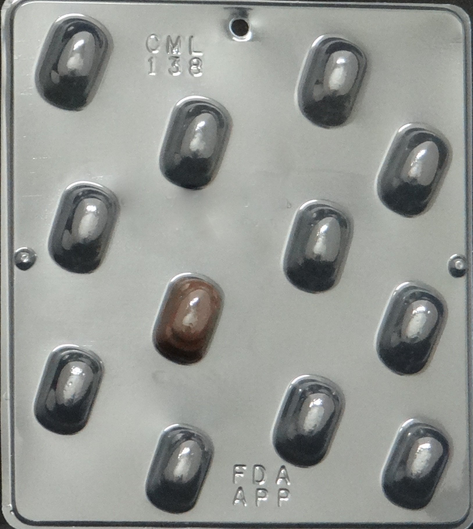 Chocolate Almond Candy Mold for Baking & Decorating