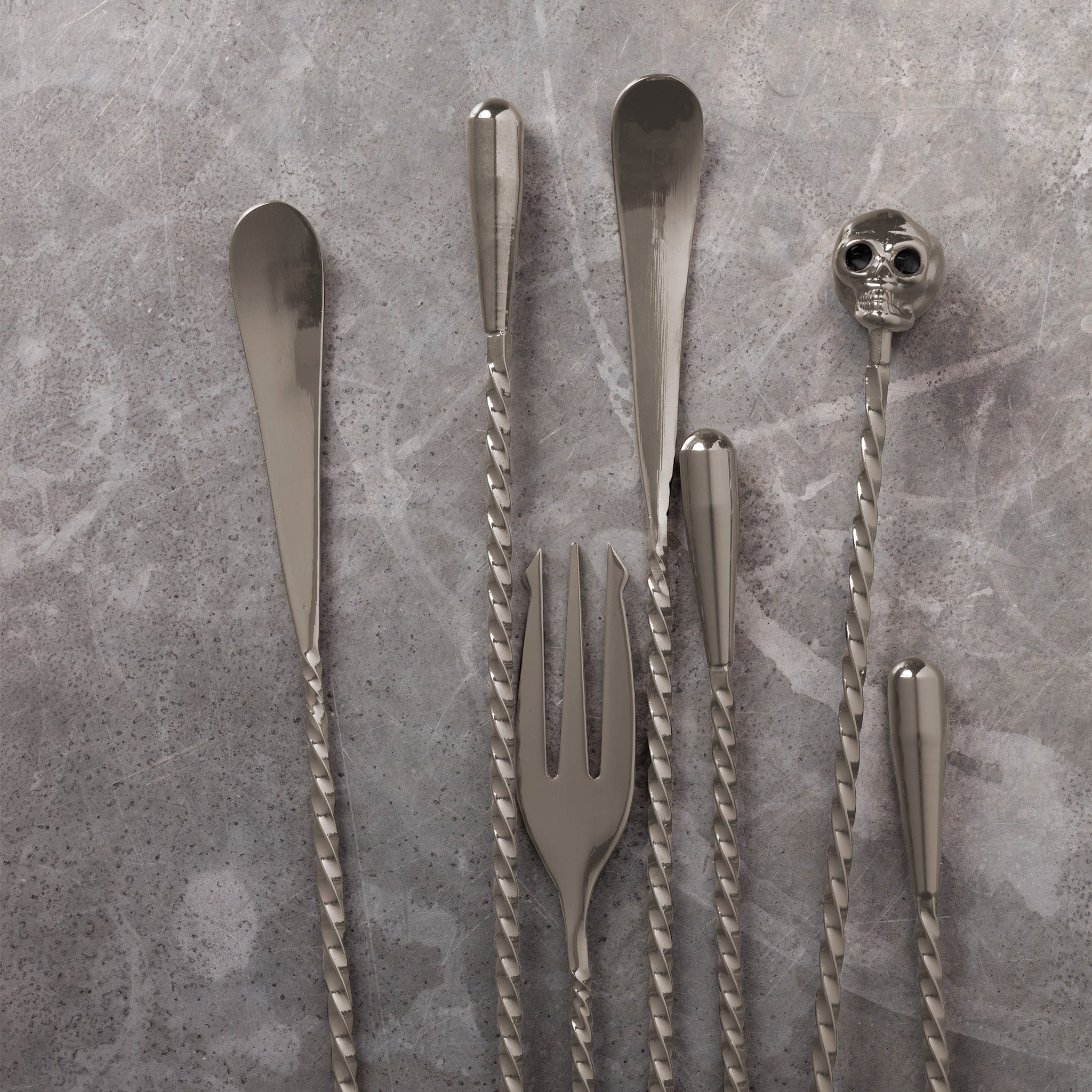 Premium Stainless Steel Bar Spoon - 12.4 Inch (31.5cm) Cocktail Mixing Tool for Bartenders - Perfect for Mixing, Layering & Garnishing Drinks