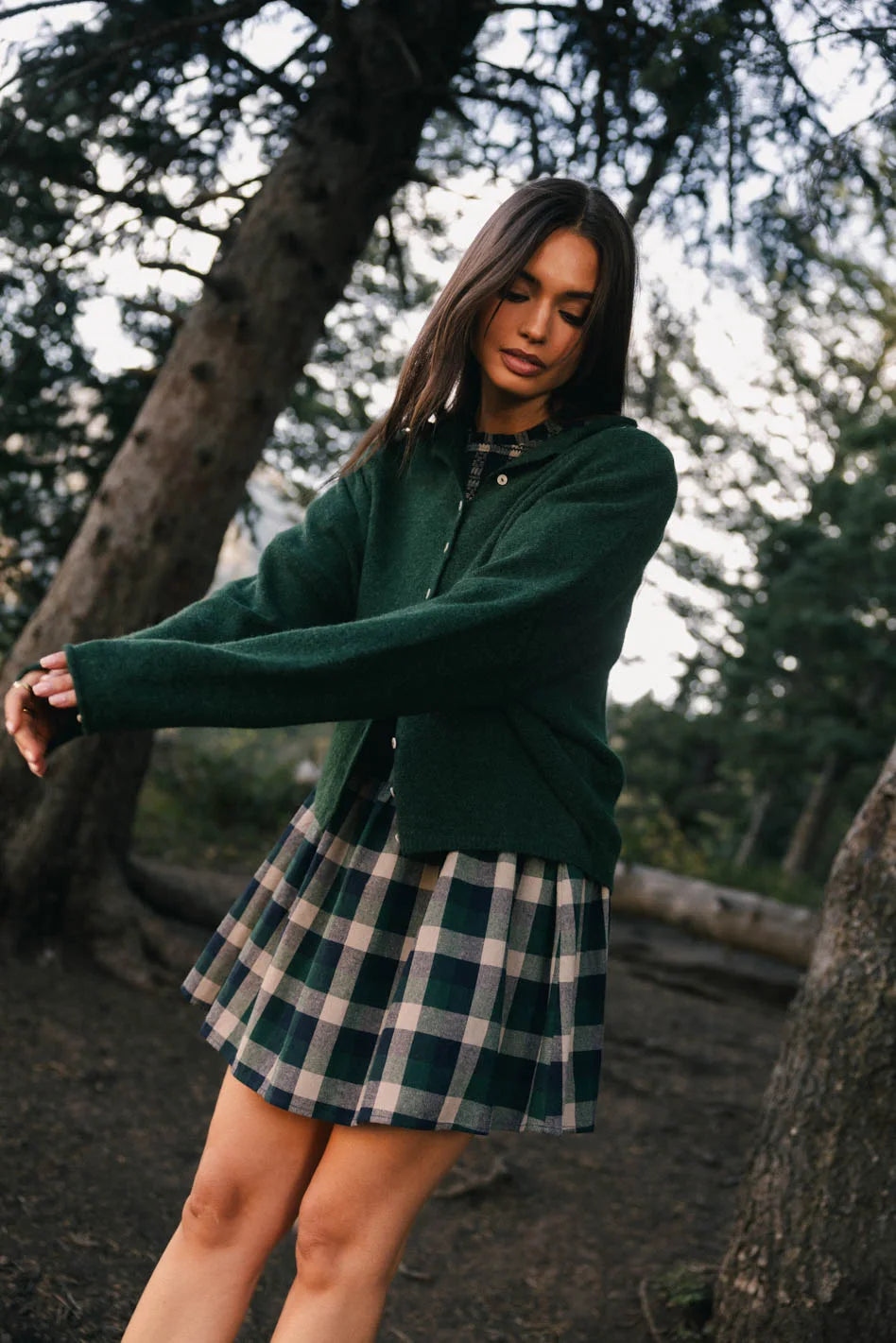 Green Maci Cardigan for Women - Soft & Cozy Knit Sweater | Perfect for Fall & Winter Layering, Office Wear & Casual Outfits
