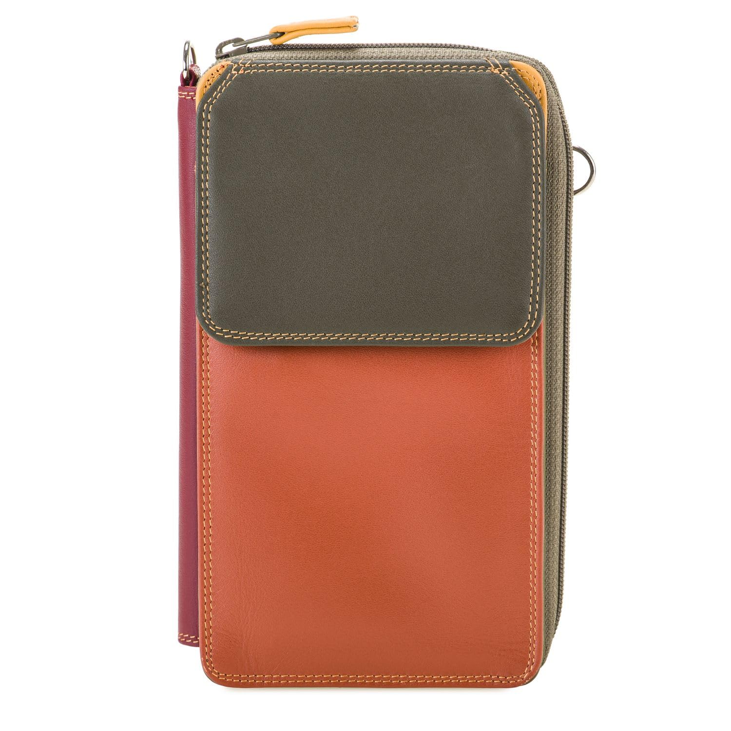 Mywalit Multi-Color Crossbody Purse with Adjustable Shoulder Strap - 16 Card Slots, Phone Pocket & Coin Compartment | Perfect for Travel, Shopping & Everyday Use