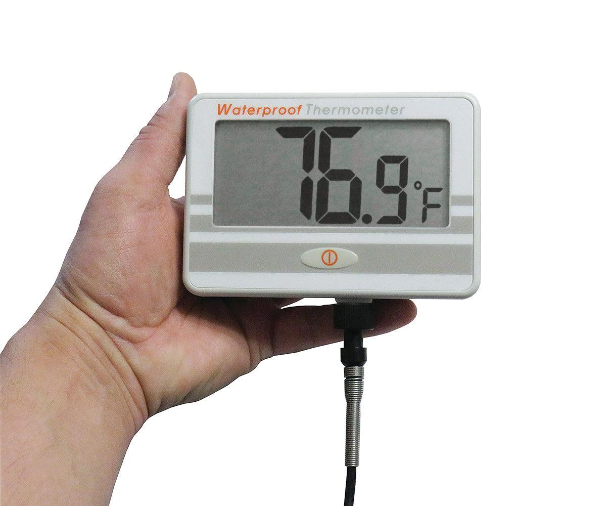 Large Digital Temperature Monitor with Backlit Display - Perfect for Home, Office, and Laboratory Use