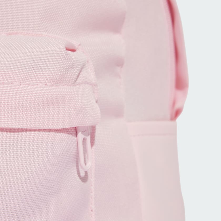 Adidas Bars Pink & White Backpack - Stylish & Durable School & Travel Backpack for Women & Men - Perfect for College, Gym & Outdoor Adventures