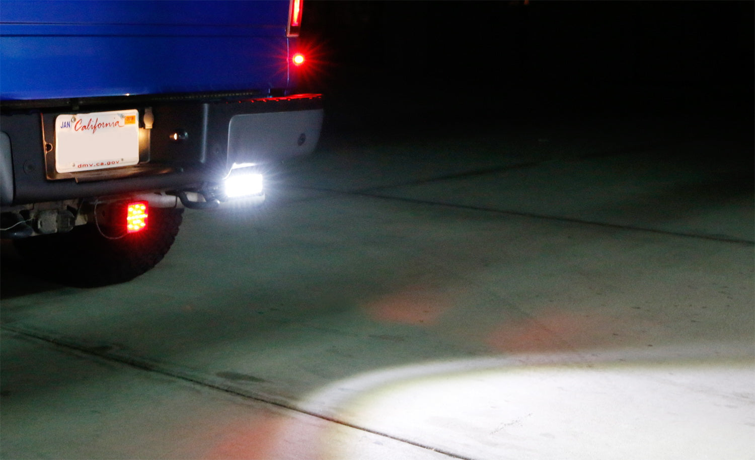 High Power Dual LED Light Bars with Rear Bumper Mount Brackets for 2009-2014 Ford F150 - Off-Road, Hunting & Night Driving Lighting Upgrade