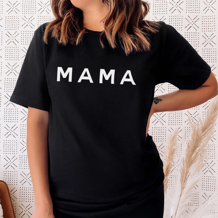 Basics Mama Tee - Soft & Comfortable Women's T-Shirt for Moms | Perfect for Casual Wear, Mother's Day Gifts & Everyday Outfits