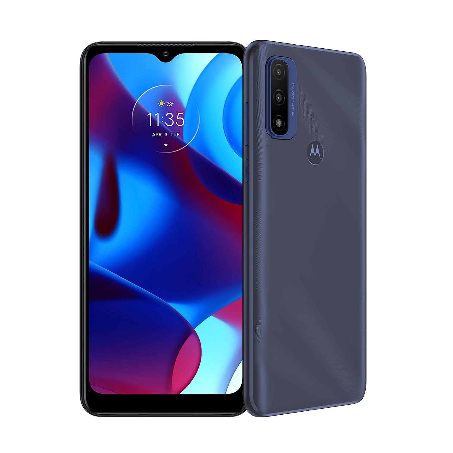 Unlocked Moto G Pure 32GB Smartphone - Deep Indigo Color | Perfect for Travel, Work & Everyday Use