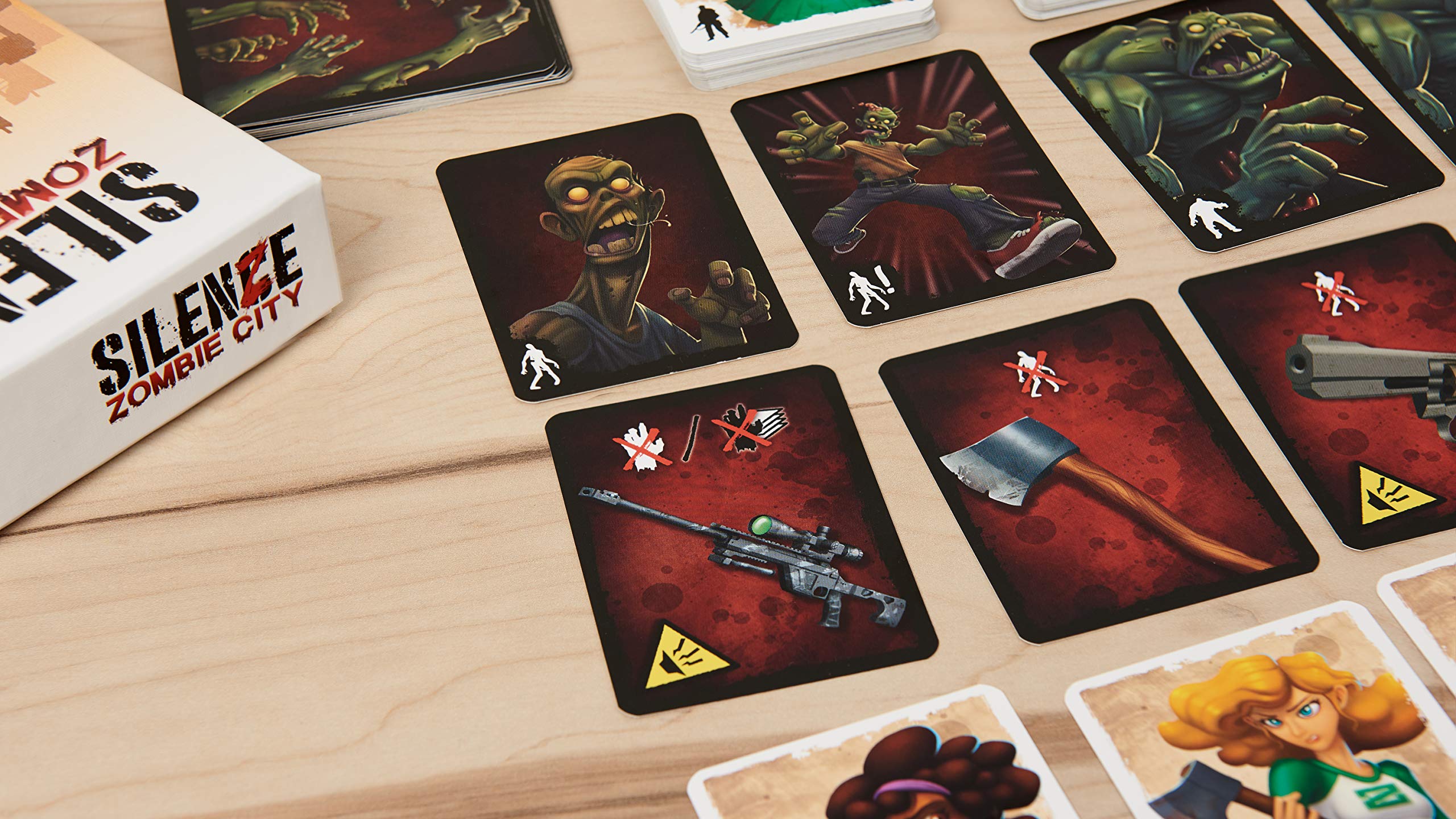 Tranjis Games SilenZe Zombie City Board Game (TRG-018zom) - Horror Survival Adventure