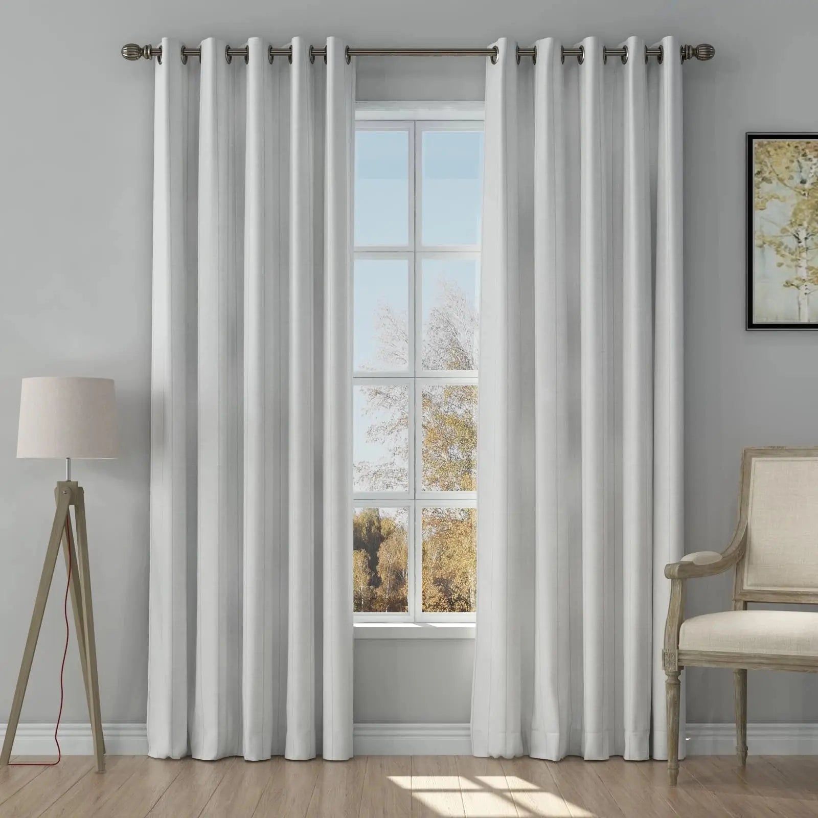 Wide Stripe white fog WS118