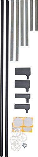 Scandinavian Pet Gate Extension Kit - Black for Pressure Gates | Home Safety