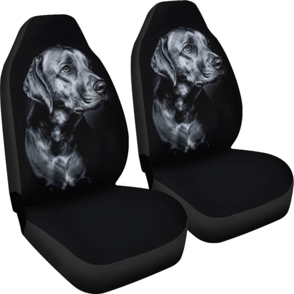 Premium Black Labrador Dog Car Seat Cover - Waterproof & Non-Slip Pet Seat Protector for Cars, Trucks & SUVs | Perfect for Travel, Daily Commute & Outdoor Adventures with Your Pet