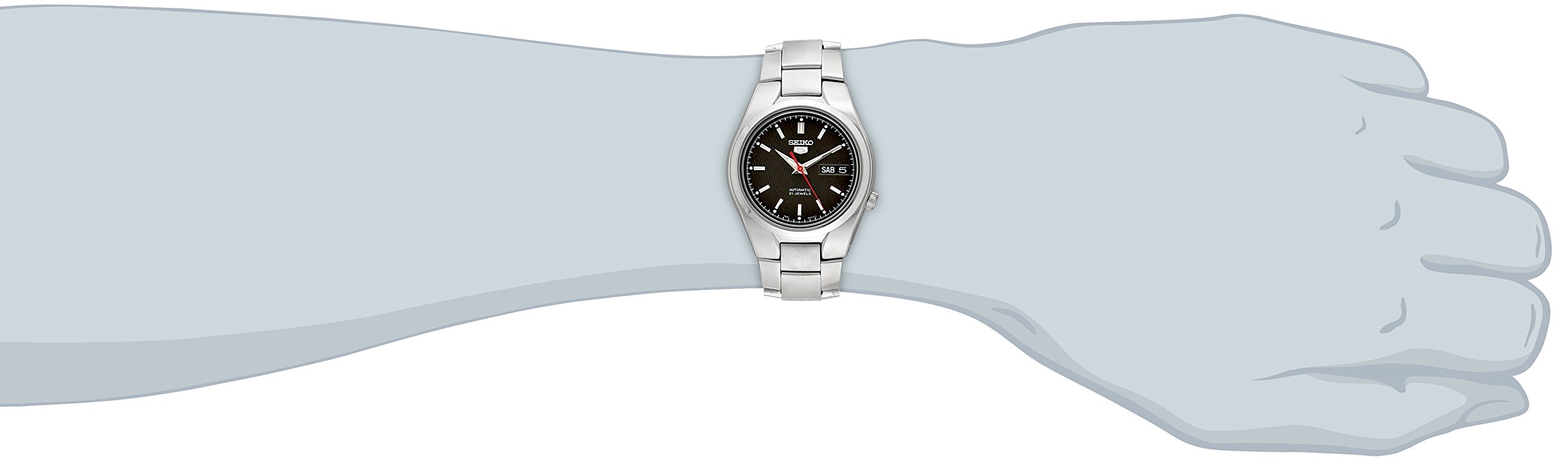 Seiko Men's Automatic Watch with Analogue Display - Silver Stainless Steel Bracelet | Premium Japanese Timepiece for Business, Casual & Formal Wear | Water Resistant & Durable