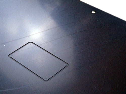 ABS Plastic Trim Panel Right Rear Front Half for VW Vanagon - Durable Replacement Part for Interior & Exterior Car Accessories | Perfect for Vanagon Restoration & Customization Projects