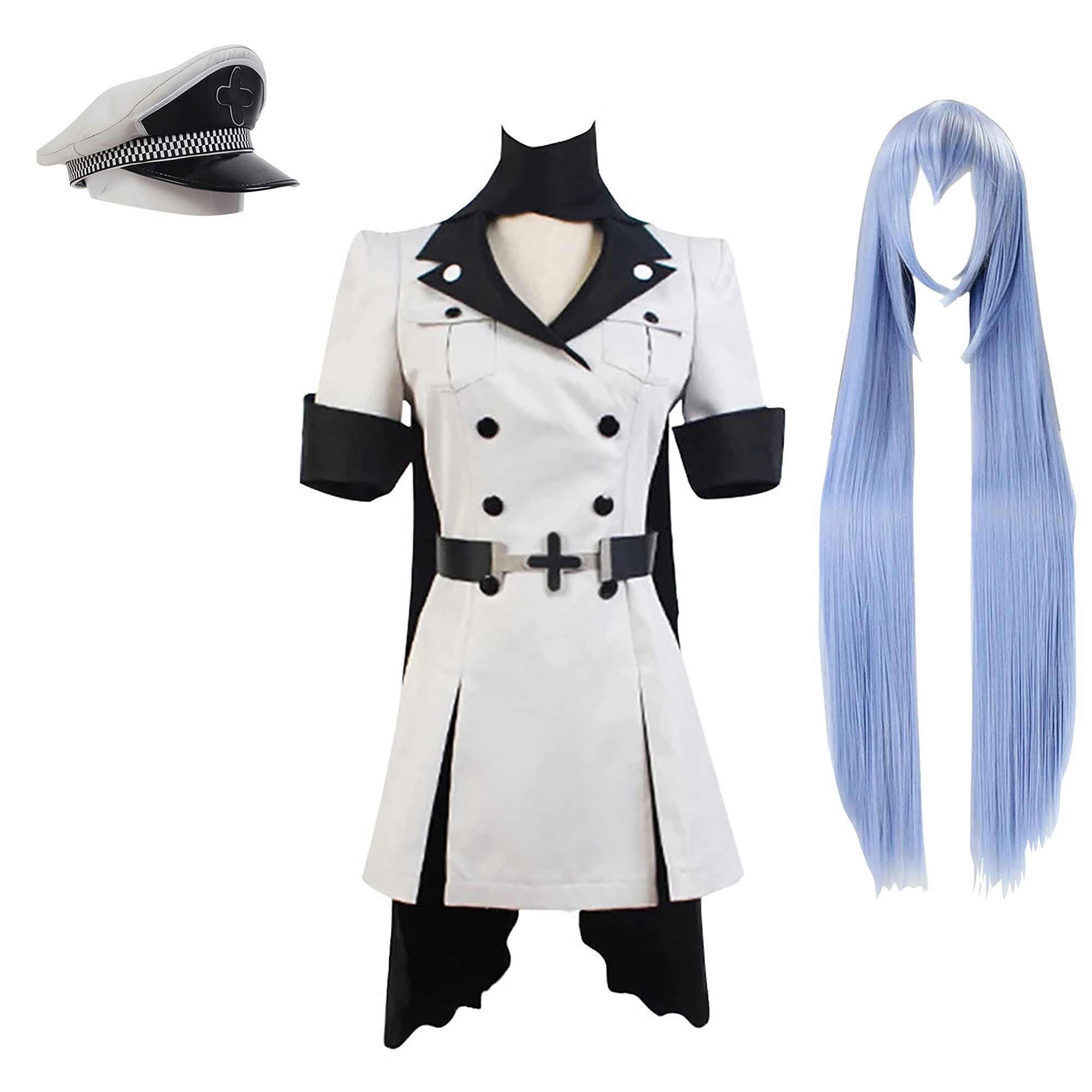 Japanese Anime Akame Ga Kill Cosplay Costume - Esdeath & Akame Full Outfit for Halloween, Conventions & Cosplay Events | Premium Uniform Suits for Anime Fans