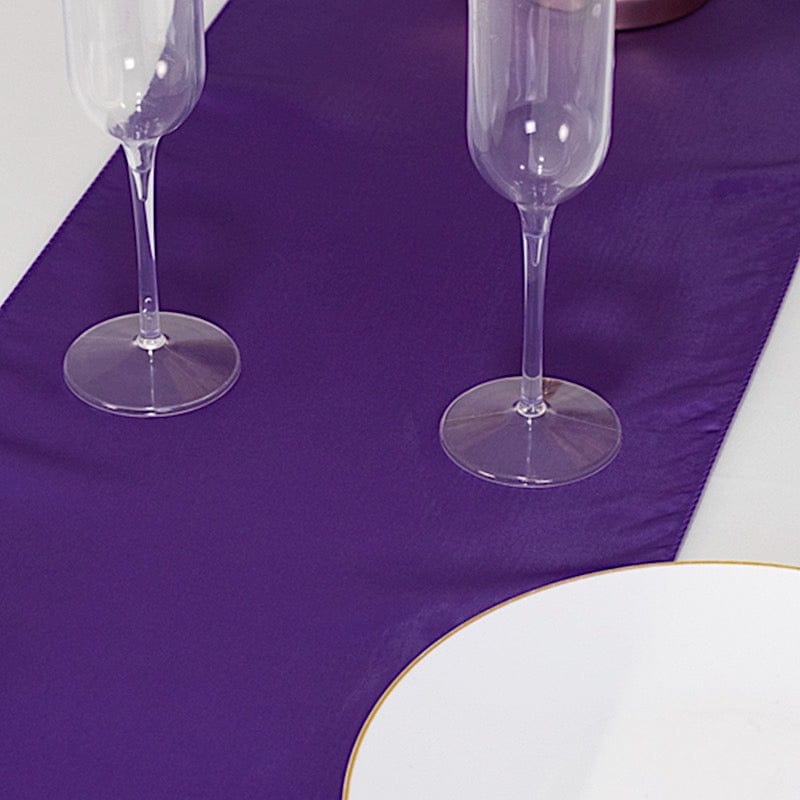 12x108 Lamour Satin Table Runner - Elegant Dining Table Decor for Weddings, Parties & Special Events - Premium Polyester Fabric with Glossy Finish - Perfect for Holiday Dinners & Formal Occasions