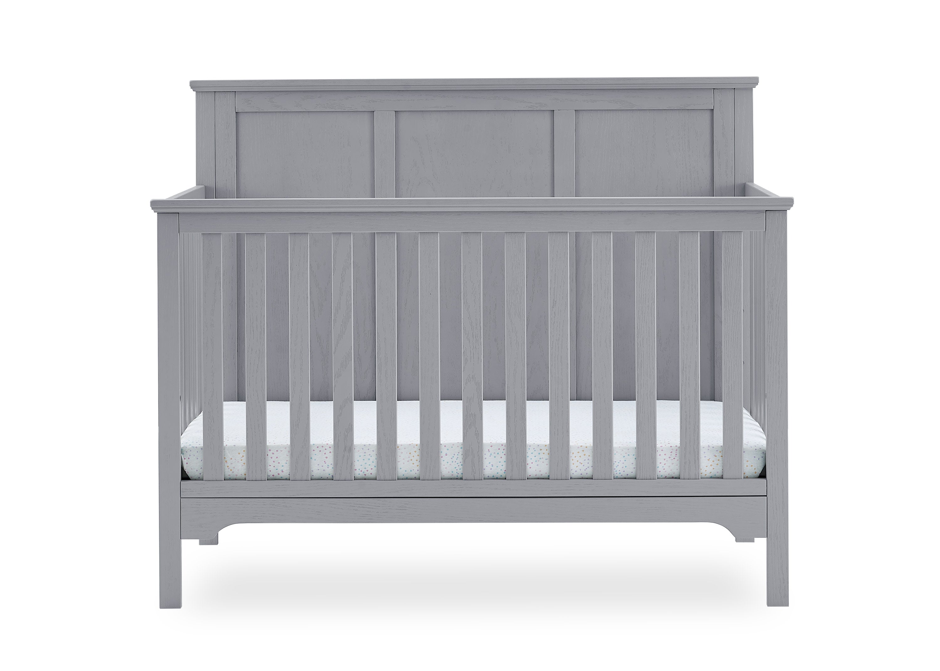 Sweet Beginnings Sage Flat Top 6-in-1 Convertible Baby Crib - Nursery Furniture for Newborn to Toddler | Perfect for Modern Nursery, Bedroom & Daycare
