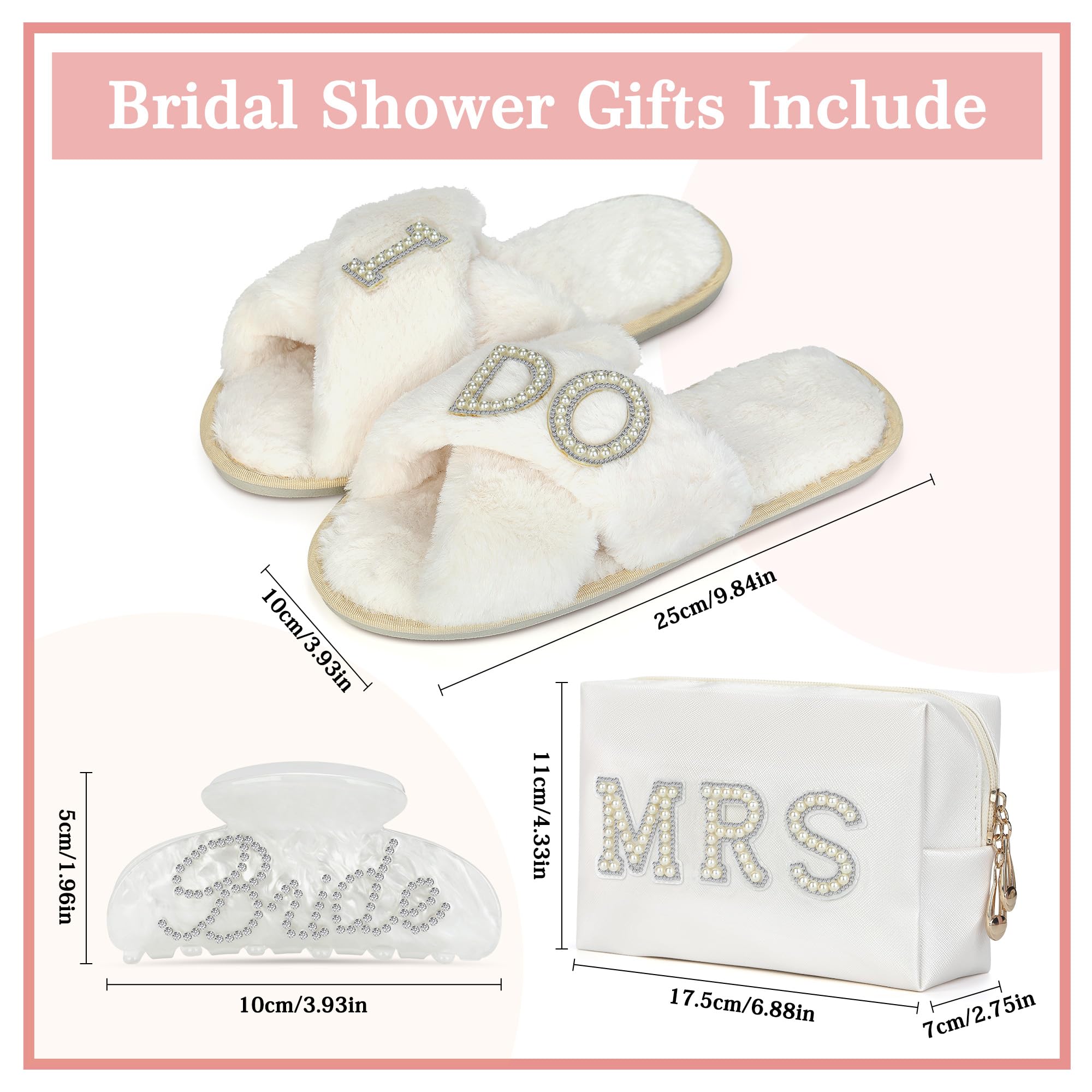 Elegant Bridal Shower Gifts for Bride to Be - Unique Bachelorette & Wedding Gifts for Her - Perfect Mrs. & Wifey Engagement Presents - Ideal for Bridal Showers, Bachelorette Parties & Wedding Celebrations