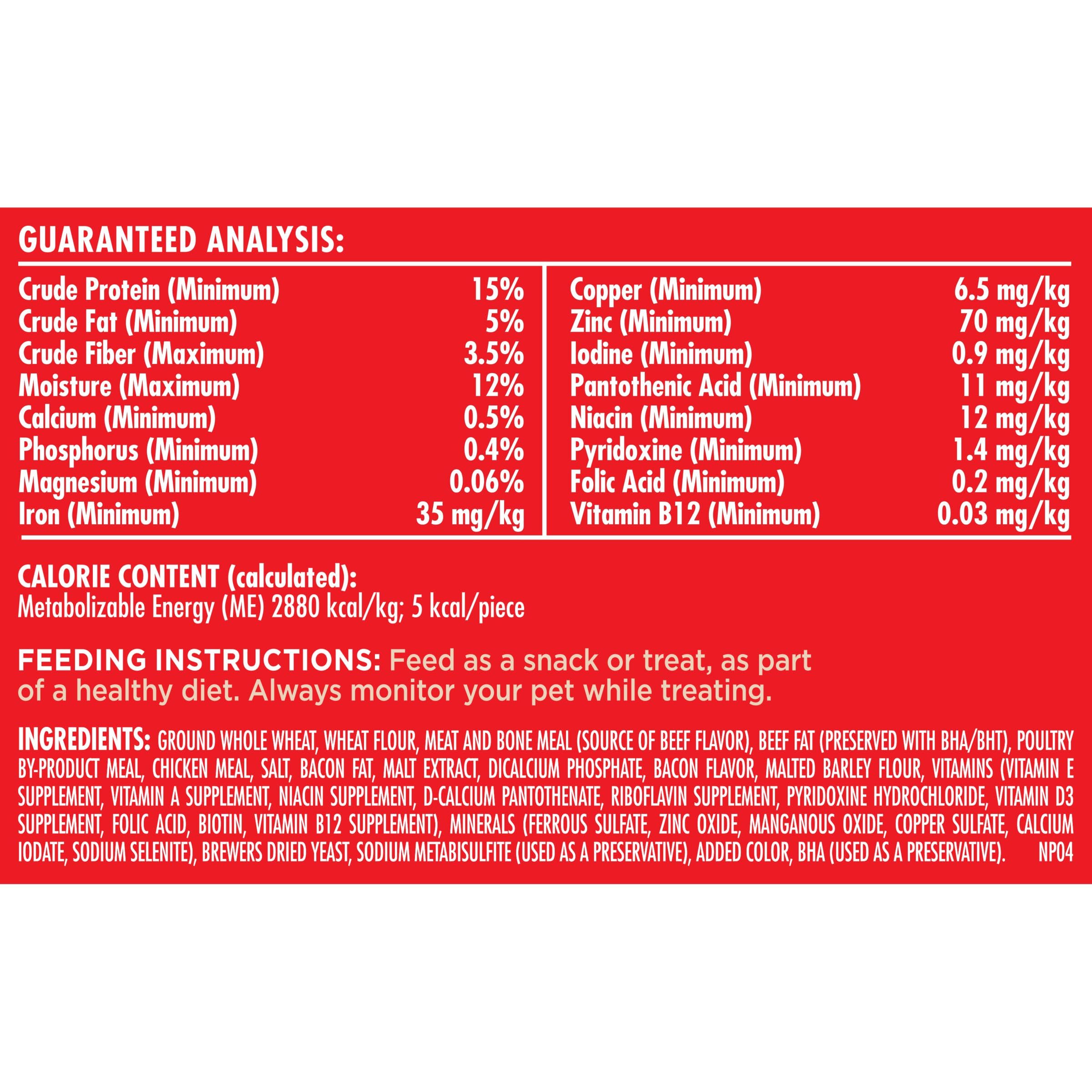 Milk-Bone Mini's Flavor Snacks Dog Treats, 36 Ounce - Crunchy Bite-Sized Training Rewards for Small & Medium Dogs - Perfect for Obedience Training, Positive Reinforcement & On-The-Go Treats