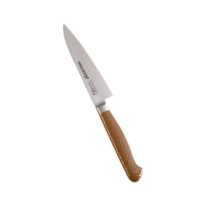 Hasegawa Premium Stainless Steel Petty Knife - 5.5 Inch Japanese Kitchen Knife with Antibacterial Coating | Ideal for Slicing, Peeling & Precision Cutting Fruits, Vegetables & Small Ingredients