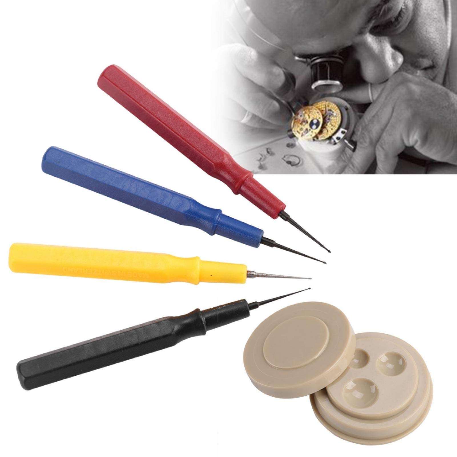 Professional Watch Oiler Kit Set - Durable Plastic Watchmaker Repair Tools with Multiple Sizes for Precision Watch Maintenance | Portable & Lightweight for Watch Repair Technicians | Perfect for Watchmakers, Jewelers & DIY Enthusiasts