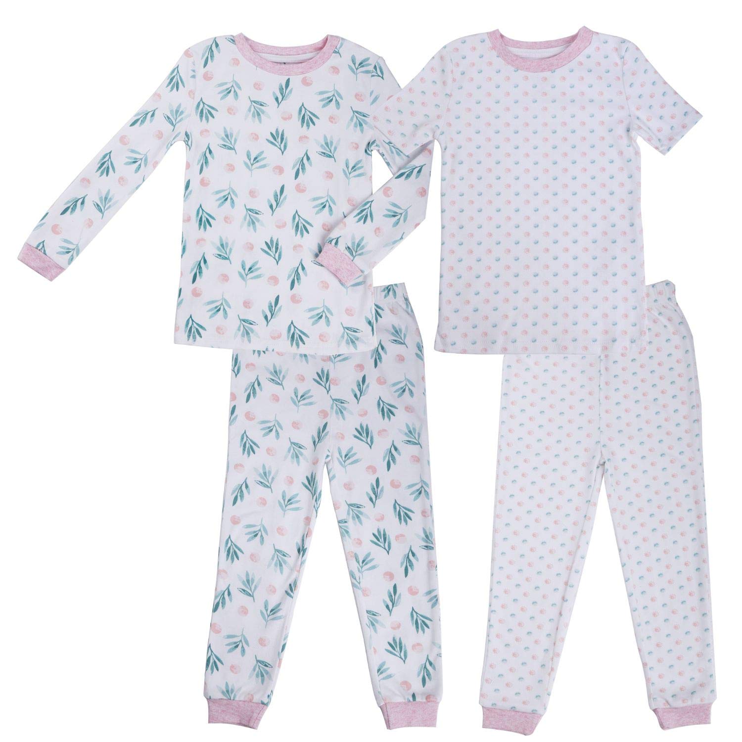 **Girl's Pajama Set - Soft Cotton Pants & Top Sleepwear for Toddlers & Kids | Cozy & Comfortable for Bedtime & Lounging**