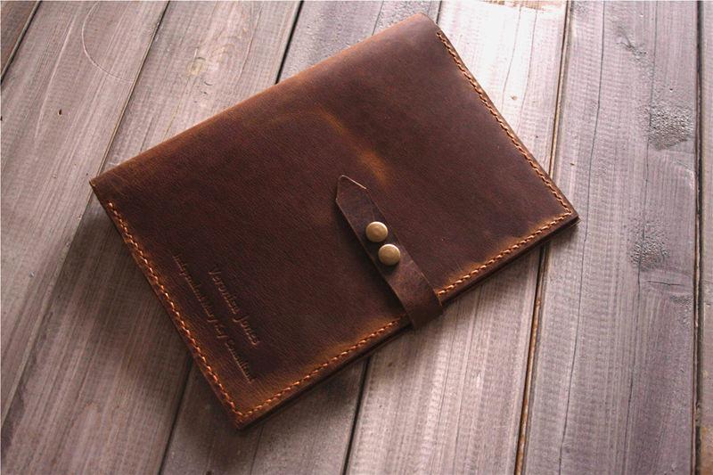 Premium Custom Leather iPad Pro Case Cover Folio - Handmade Genuine Leather Protective Sleeve for iPad Pro 11/12.9 inch - Perfect for Business, Travel & Daily Use