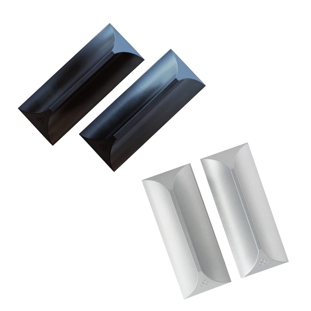 Premium Black & White Wine Bars Set - Elegant Wine Glass Holders for Home, Bar, and Party Use