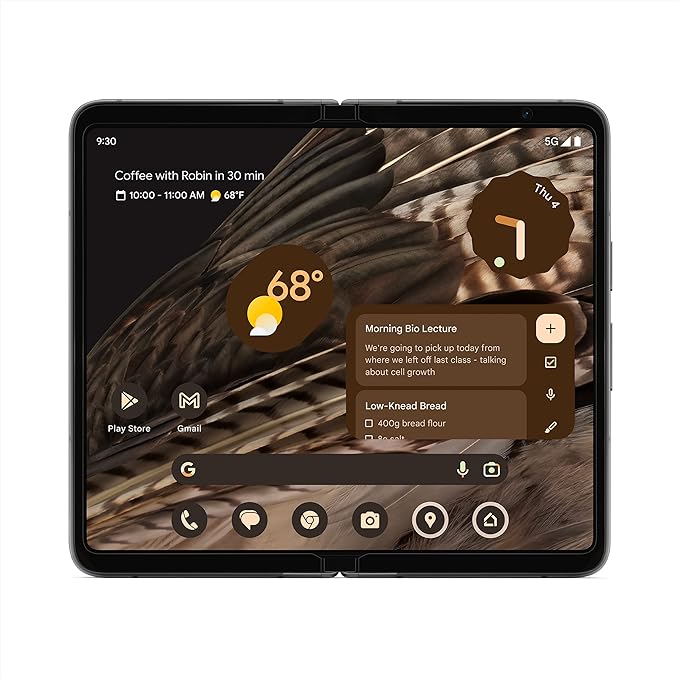 Unlocked Google Pixel Fold Smartphone - USA Model (New) - Perfect for Work, Travel & Entertainment