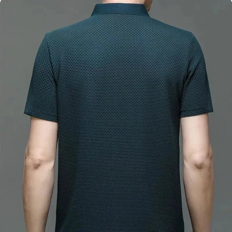 Men's Short Sleeve Polo Shirt - Breathable Cotton Casual Shirt for Golf, Work & Everyday Wear | Loop Up Brand