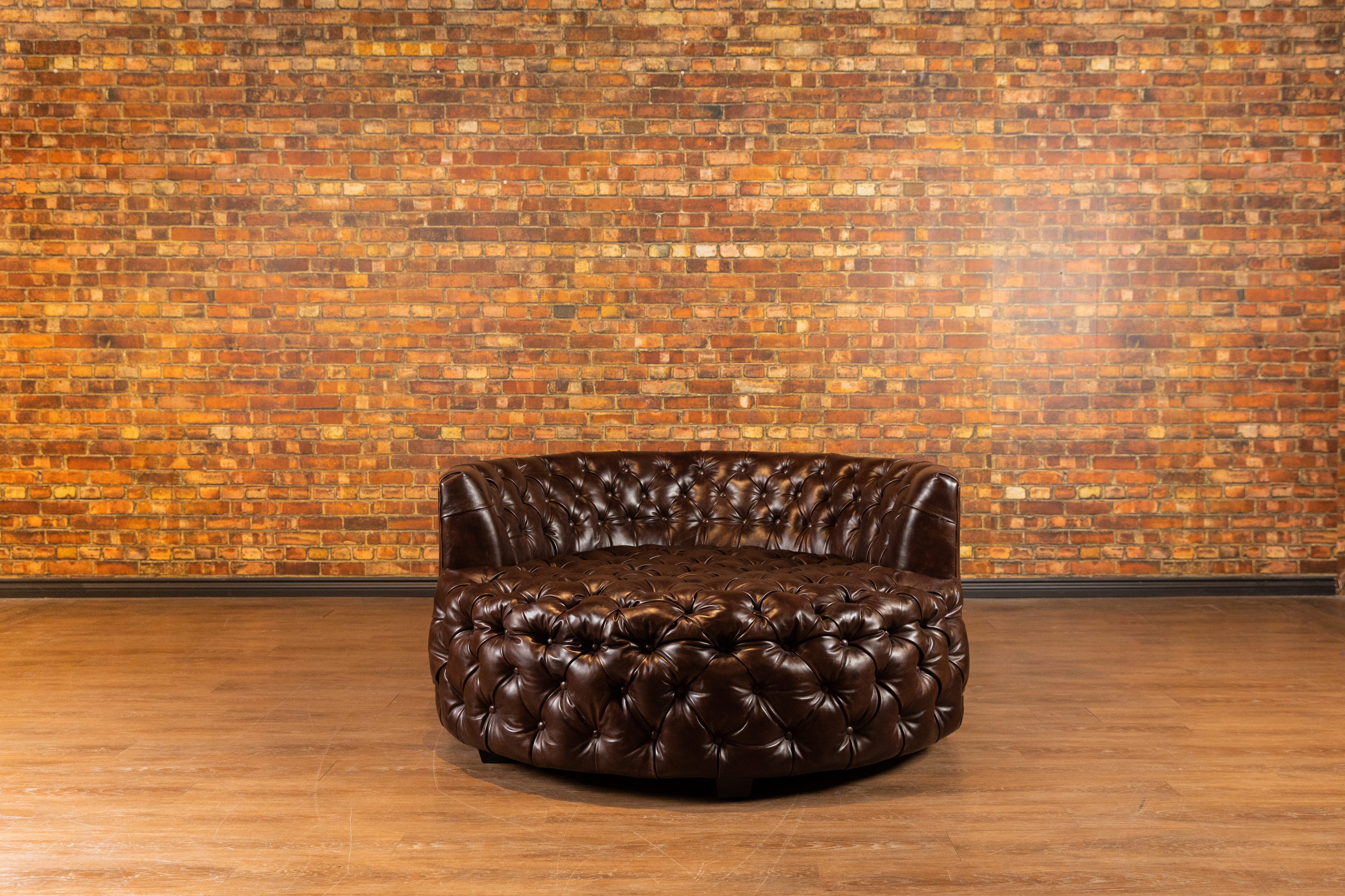 Luxury DECADENCE LEATHER CUDDLER Recliner Chair - Premium Genuine Leather, Ergonomic Design for Ultimate Comfort - Perfect for Living Room, Home Theater & Office Relaxation