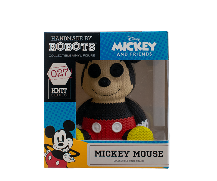Handmade By Robots Vinyl – Mickey Mouse Collectible Figure | Perfect for Disney Fans, Home Decor & Gift Giving