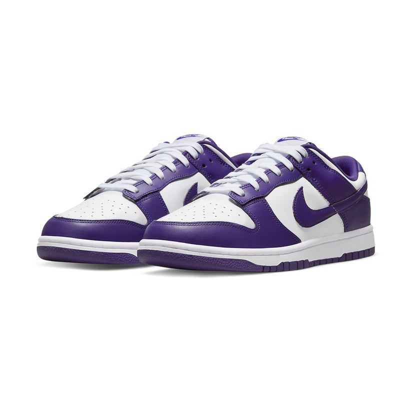 Nike Dunk Low White Court Purple Sneakers - Men's & Women's Basketball Shoes for Casual Wear & Street Style