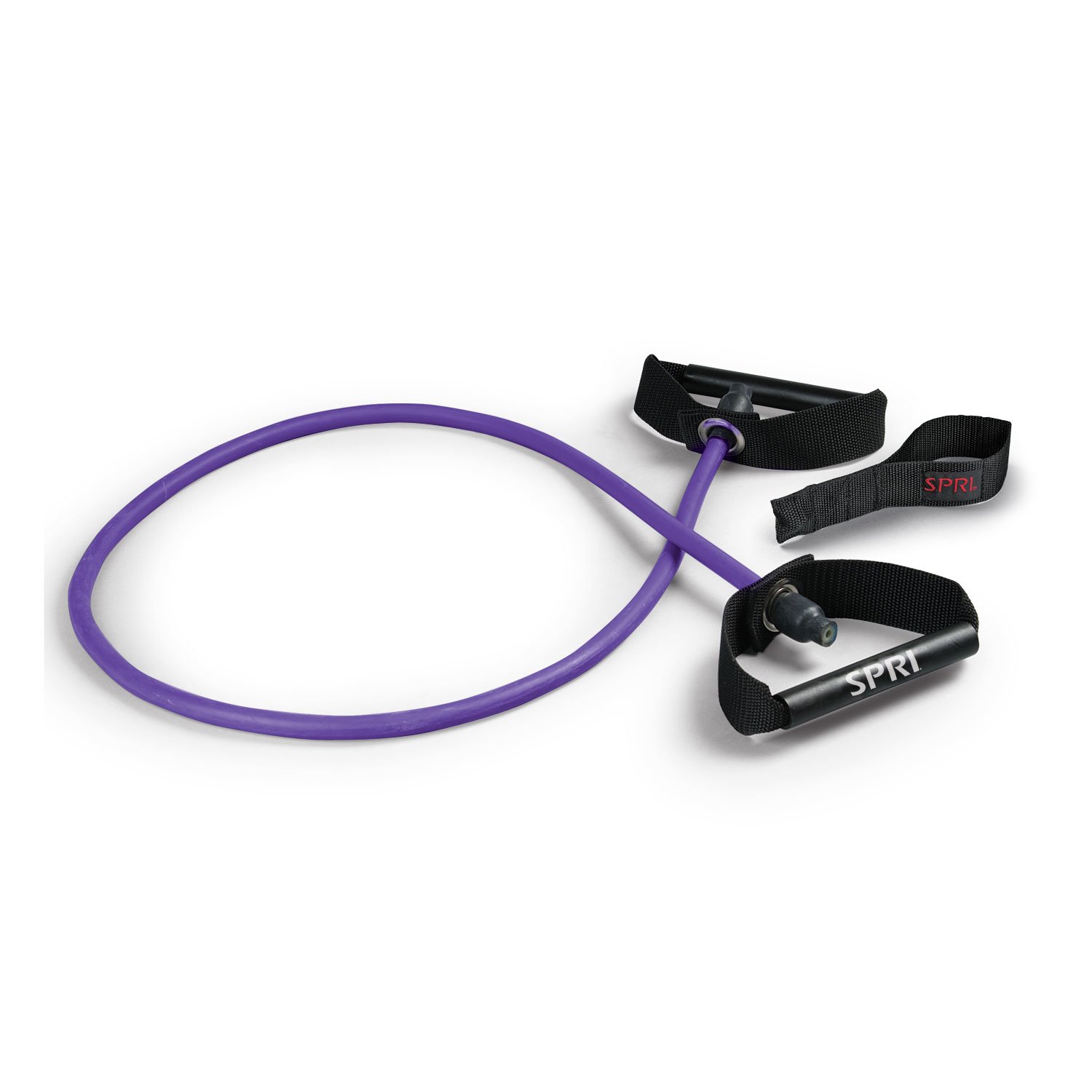 SPRI Xertube Resistance Bands with Handles - Heavy Duty Exercise Bands for Home Gym, Strength Training & Physical Therapy | Includes Door Anchor Attachment for Full-Body Workouts (Sold Separately) - Perfect for Home Fitness, Rehabilitation & Muscle Building
