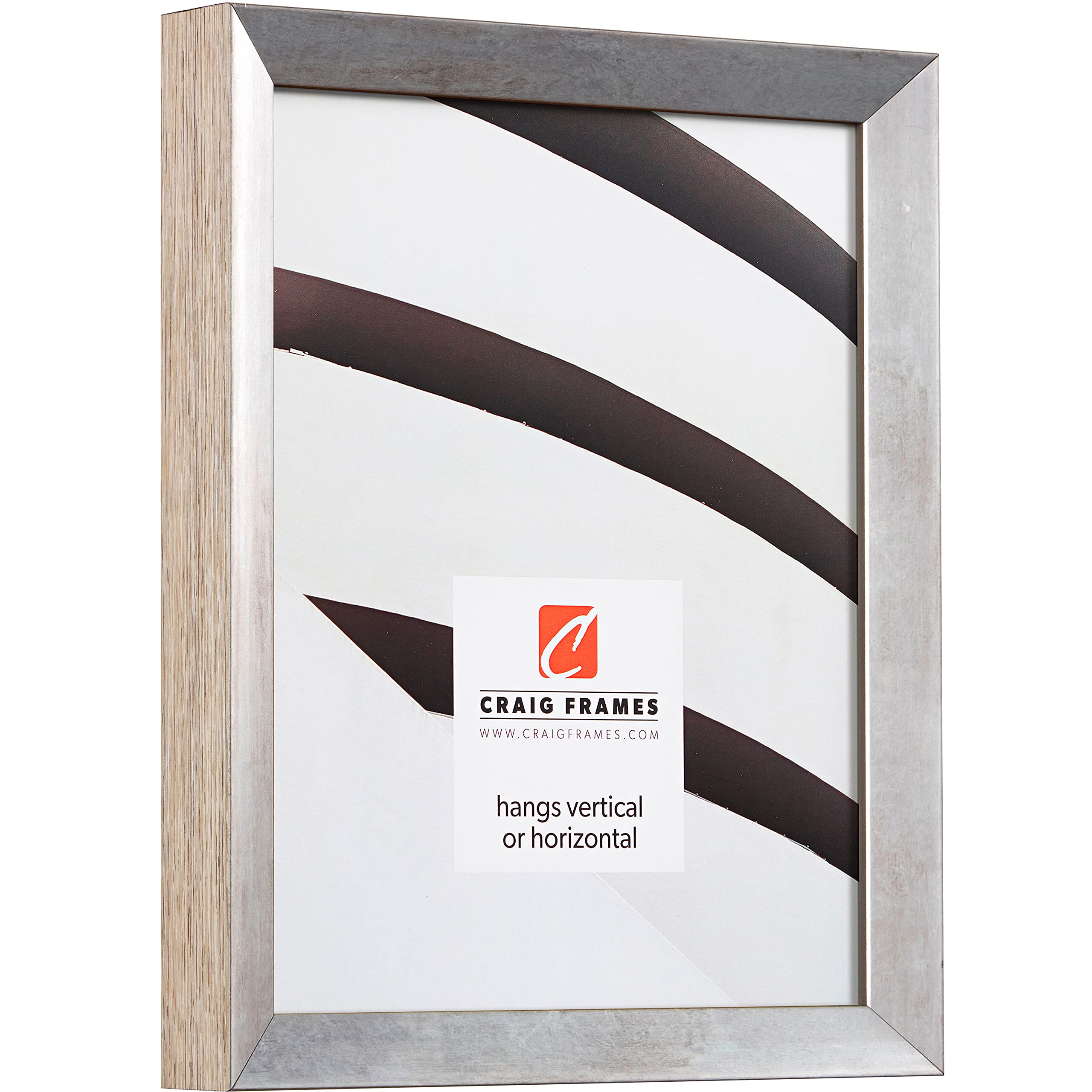 Craig Frames 11x14 Inch Alloy Picture Frame Set of 4 in Nickel Finish - Perfect for Wall Decor, Photo Displays & Home Office Art Arrangements