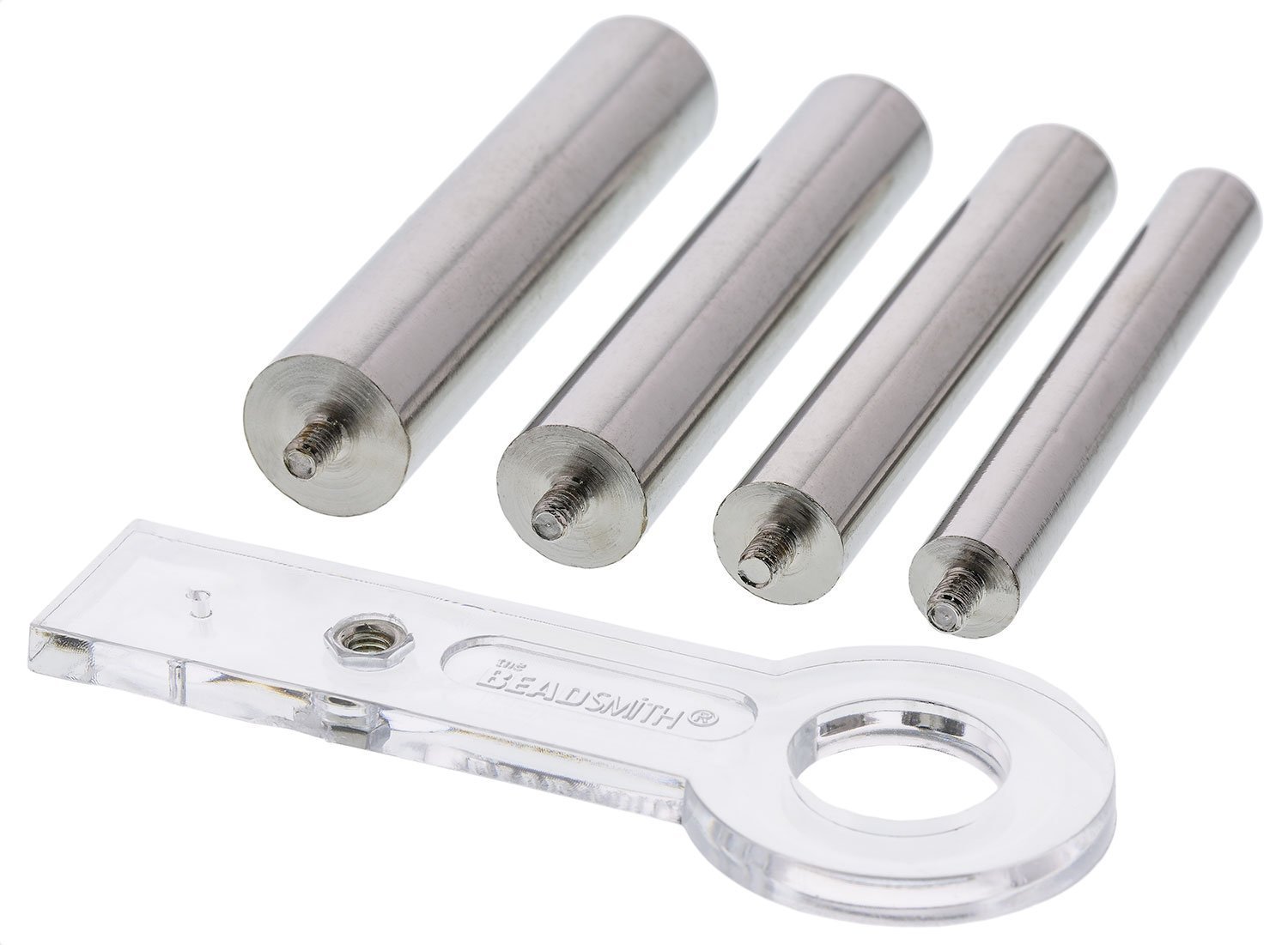 The Beadsmith Jump Ring Maker Tool Kit - 10mm, 12mm, 14mm, 16mm Sizes for Jewelry Making, DIY Crafts, Wire Wrapping & Chainmail Projects