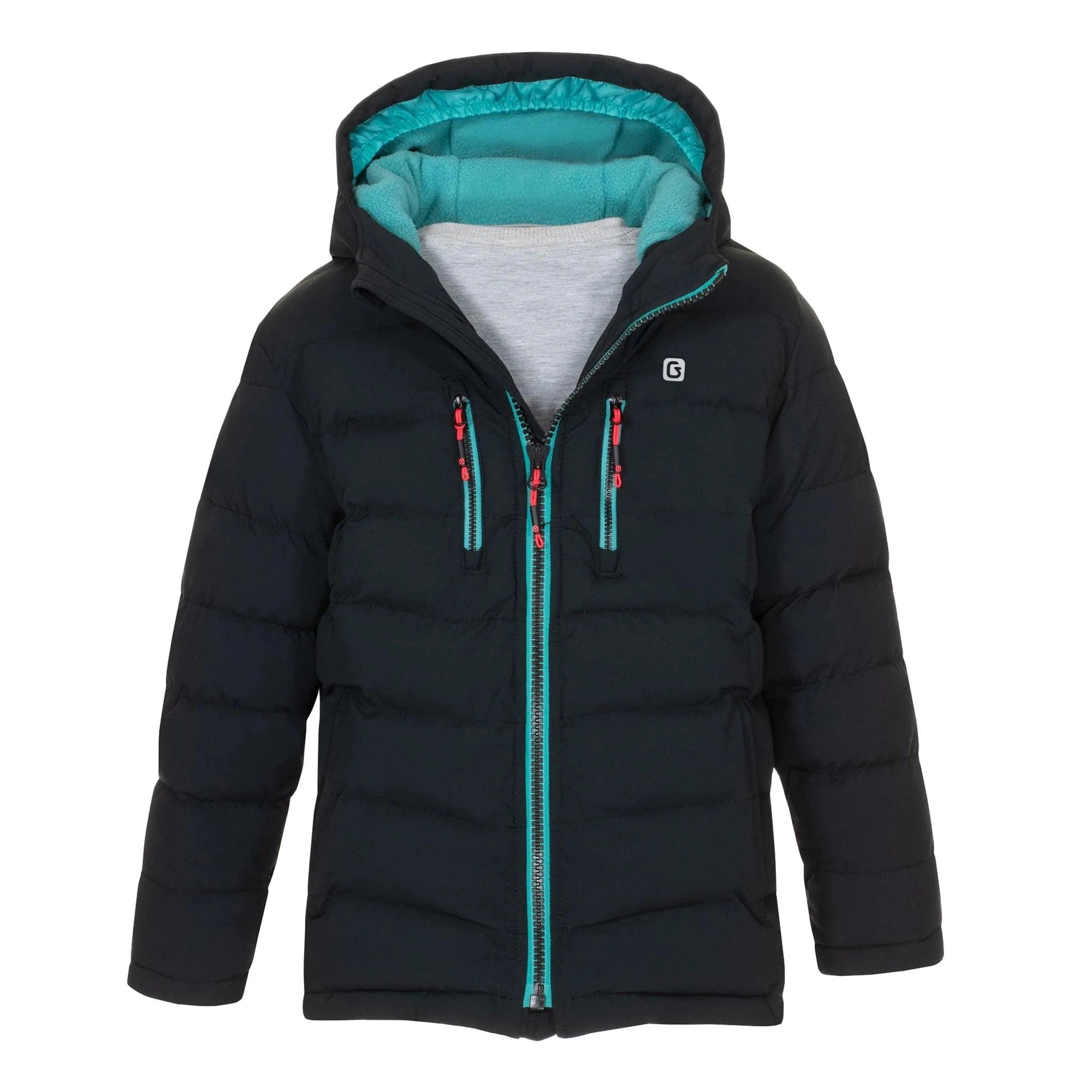 Gusti Kara Snowsuit for Women - Waterproof Winter Jacket with Hood - Black - Perfect for Skiing, Snowboarding & Cold Weather Outdoor Activities