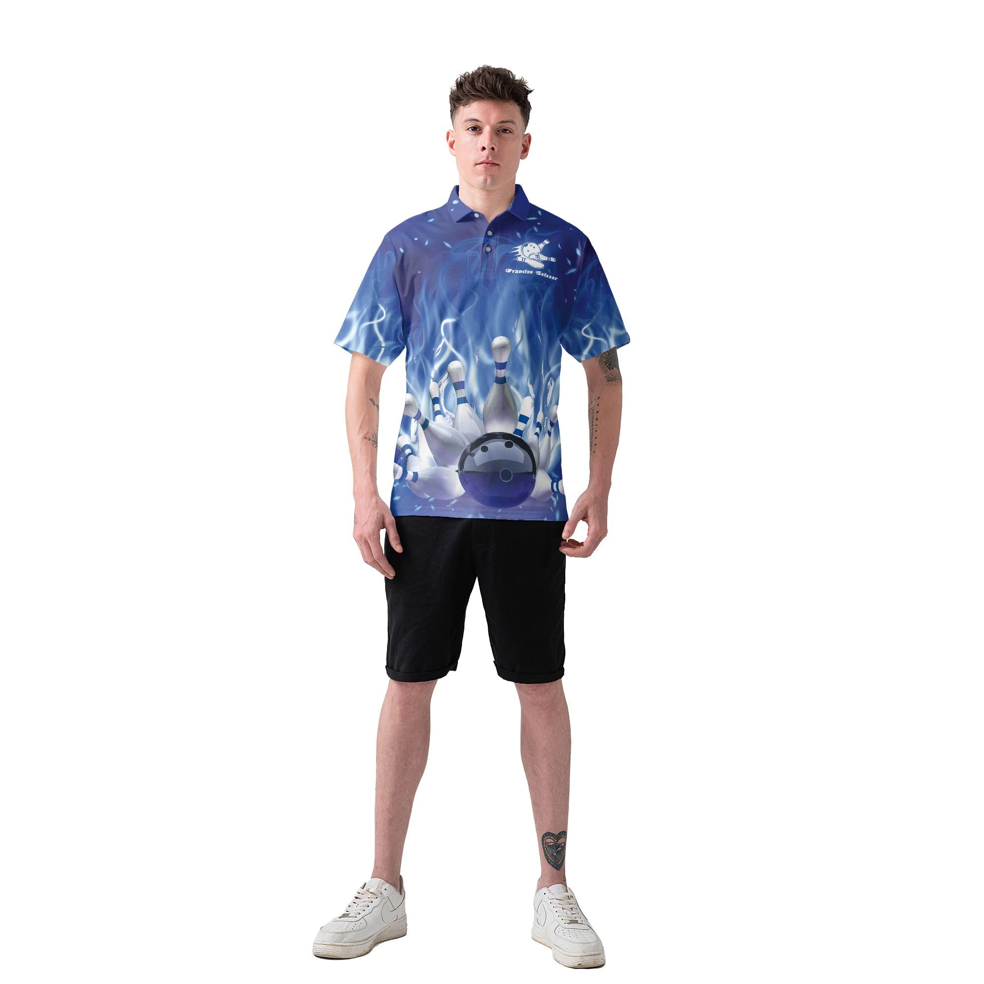 Custom Bowling Shirts for Men | Personalized Short Sleeve Bowling Polo Shirts | Unique Team Uniforms for Bowling Leagues & Casual Wear