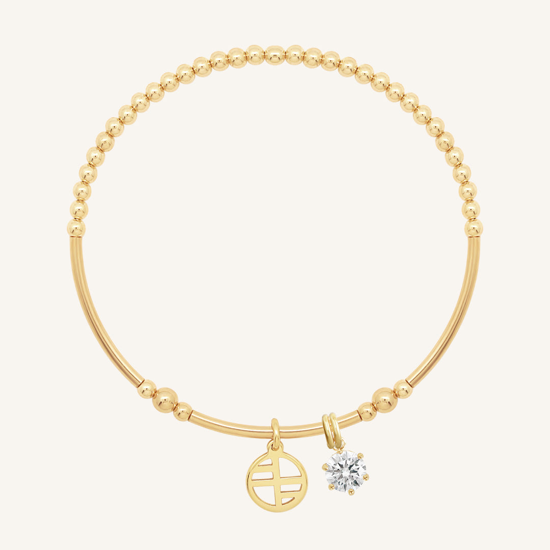 Grace Charm Bracelet for Women - Elegant Adjustable Beaded Jewelry Gift for Birthday, Anniversary & Everyday Wear | Perfect for Layering & Special Occasions