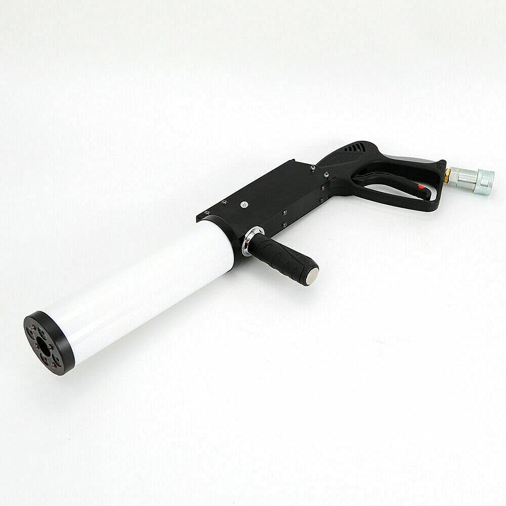Professional CO2 Jet Machine with LED Lights - High-Power Fog Effect Gun for DJ, Club, and Party Events - Perfect for Stage Shows, Nightclubs, and Special Effects Performances