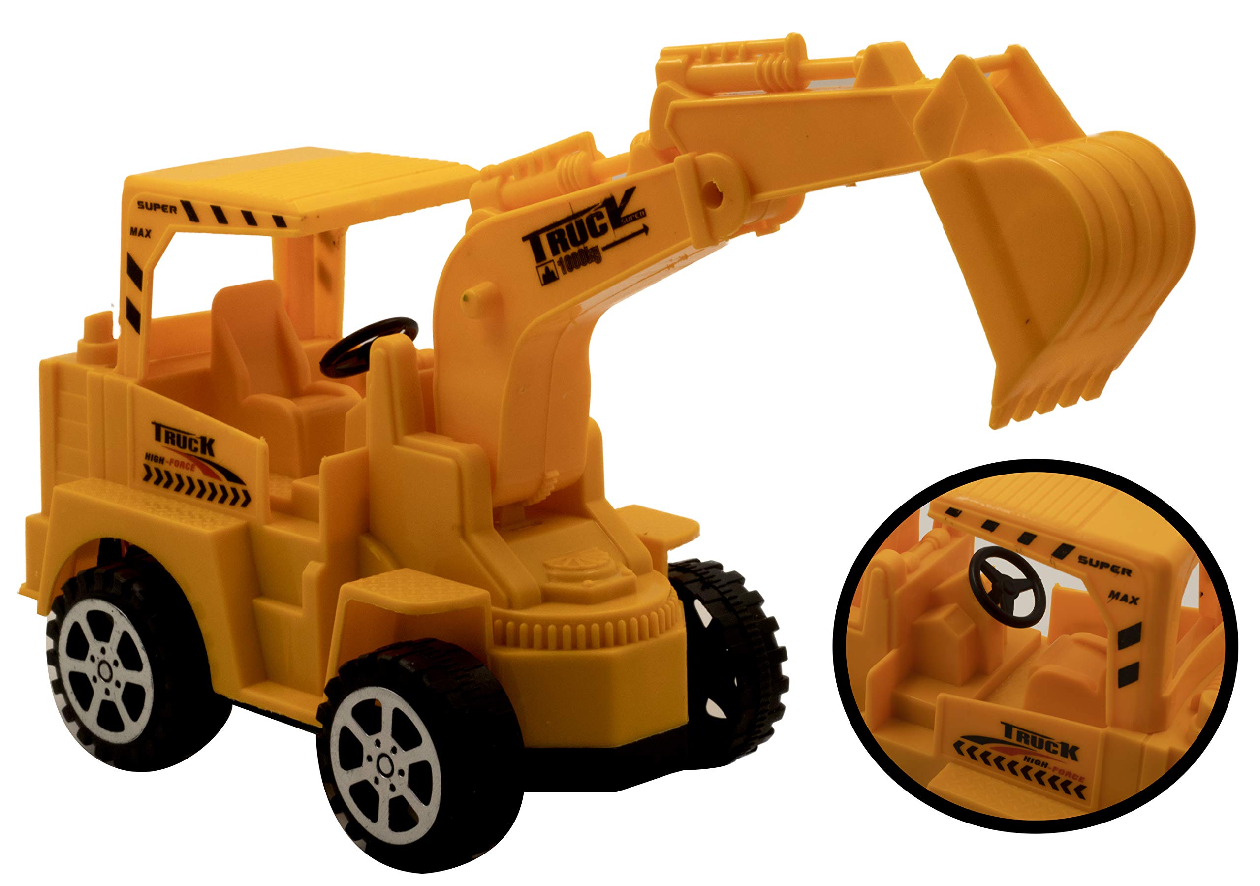 Remote Control JCB Truck Toy - High Speed Construction Vehicle with Forward & Reverse for Kids | Perfect for Outdoor Play & Construction-Themed Birthday Gifts