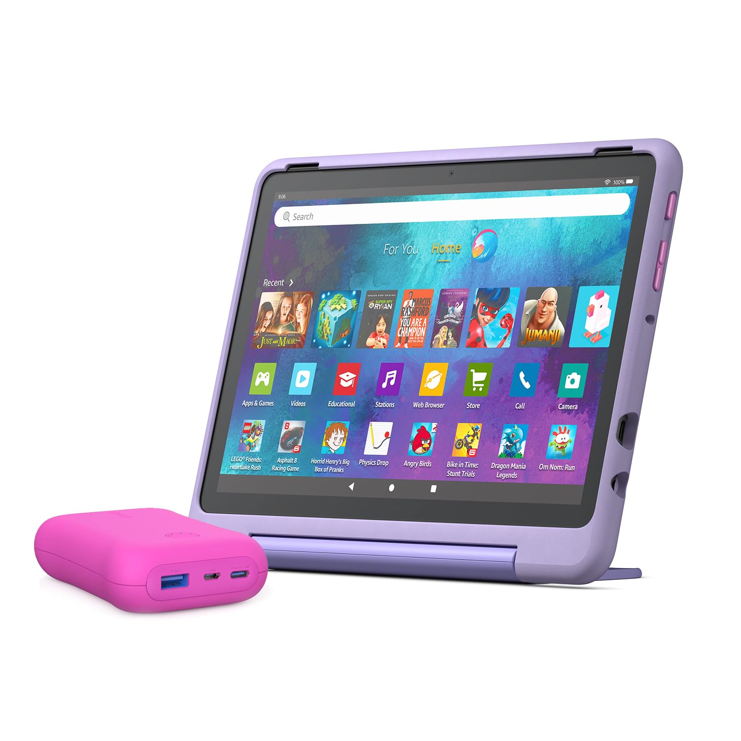 Amazon Fire HD 10 Kids Pro Tablet with Made for Amazon Kids Case | 10.1
